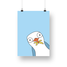 Load image into Gallery viewer, The Chip Thief - Seagull with Chips - Wall Art Print
