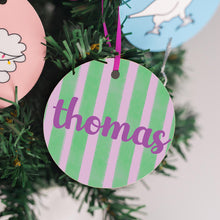 Load image into Gallery viewer, Personalised Handmade Christmas Bauble
