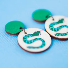 Load image into Gallery viewer, Slippery Snakes - Handmade Earrings
