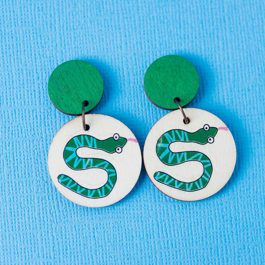 Slippery Snakes - Handmade Earrings