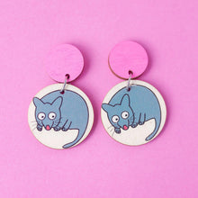 Load image into Gallery viewer, Pink Possums - Handmade Earrings
