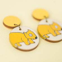 Load image into Gallery viewer, Wobbly Wombats - Handmade Earrings
