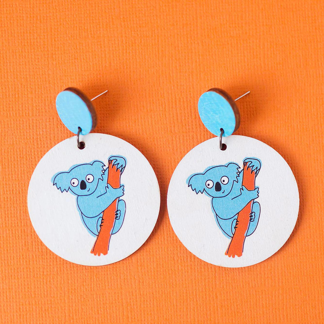 Cuddly Koalas - Handmade Earrings