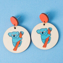 Load image into Gallery viewer, Cuddly Koalas - Handmade Earrings
