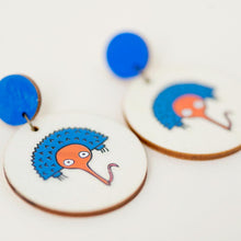 Load image into Gallery viewer, Colourful Echidnas - Handmade Earrings
