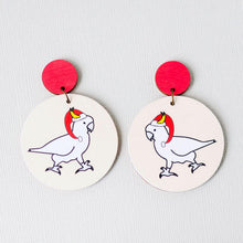 Load image into Gallery viewer, Christmas Cockys - Handmade Earrings
