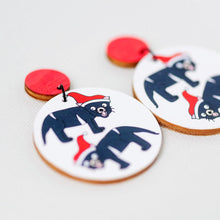 Load image into Gallery viewer, Christmas Tassie Devils - Handmade Earrings
