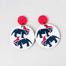 Load image into Gallery viewer, Christmas Tassie Devils - Handmade Earrings
