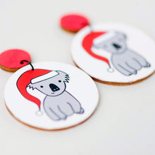 Load image into Gallery viewer, Christmas Koalas - Handmade Earrings
