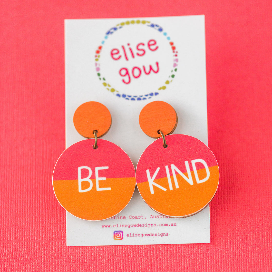 Be Kind - Handmade Earrings