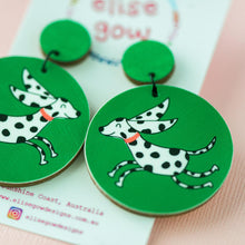 Load image into Gallery viewer, Jumping Dalmation - Handmade Earrings
