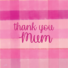 Load image into Gallery viewer, Mother&#39;s Day Card - Gingham Pink

