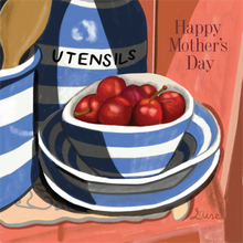 Load image into Gallery viewer, Mother&#39;s Day Card - Cornish Ware Calling
