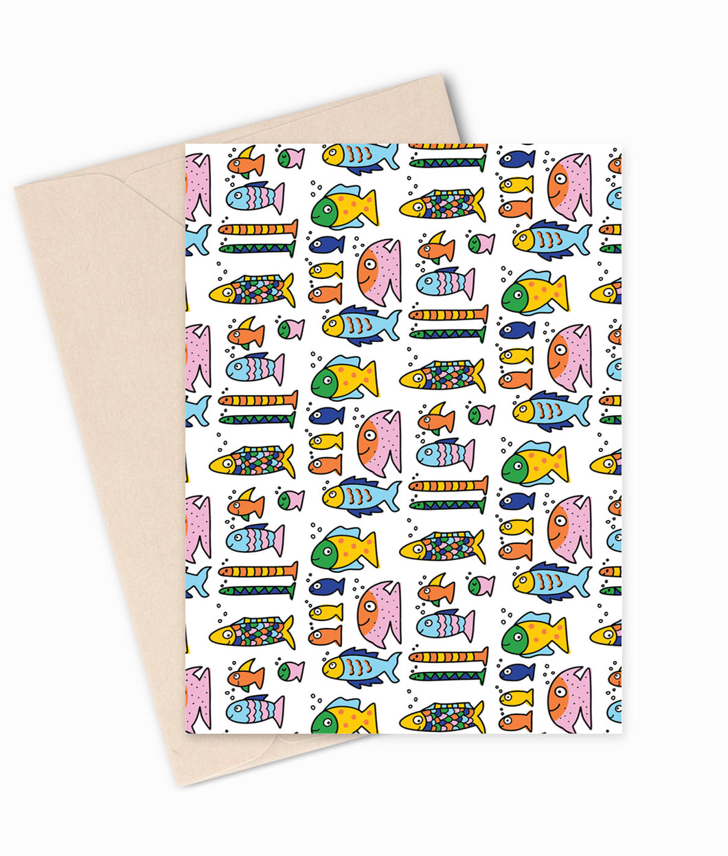 Colourful Fish Greeting Card