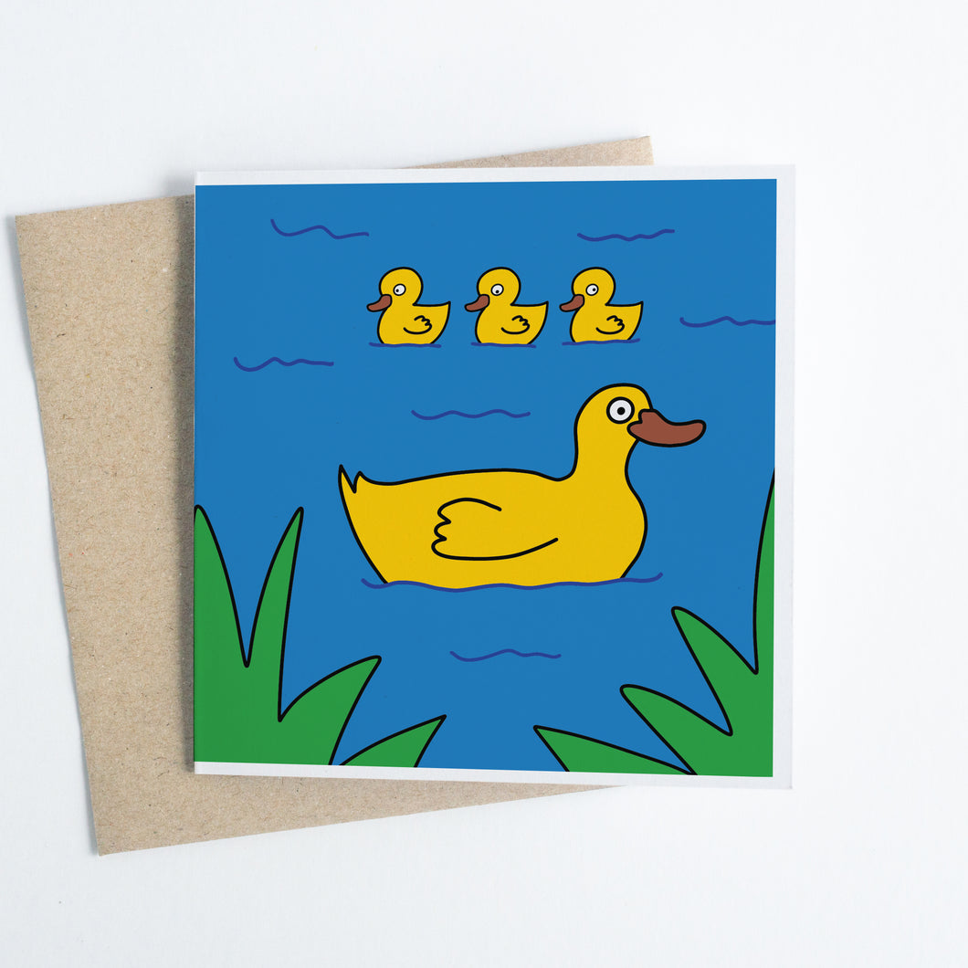 Ducks at Happy Farm - Greeting Card