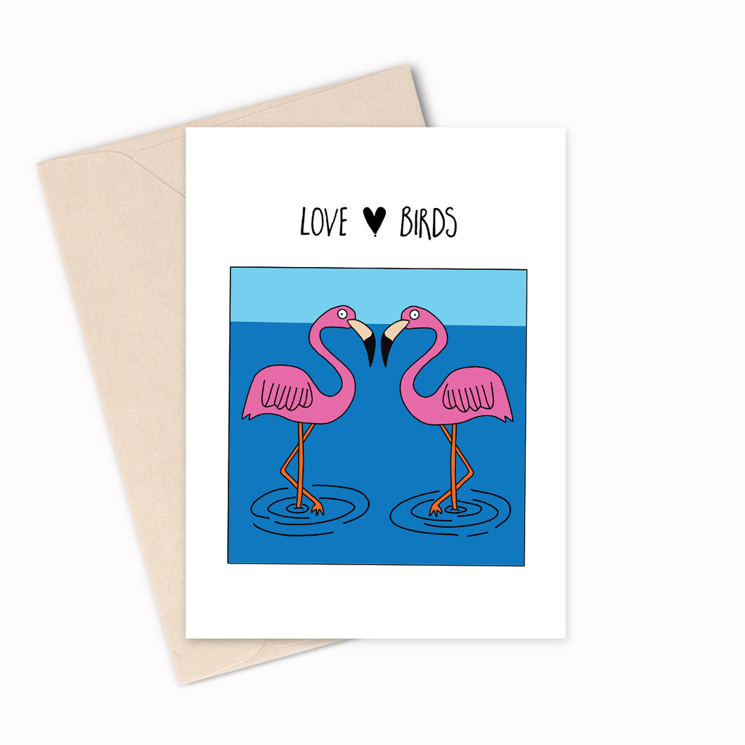 Love Birds - Valentines Day Card