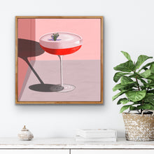 Load image into Gallery viewer, French Pink Martini - Wall Art- Sault Collection
