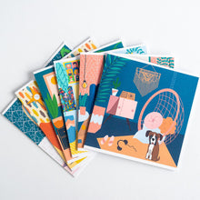 Load image into Gallery viewer, Interiors &amp; Dogs Greeting Cards - FULL SET
