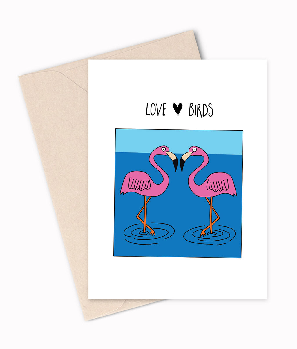 Love Birds - Wedding/ Anniversay Card