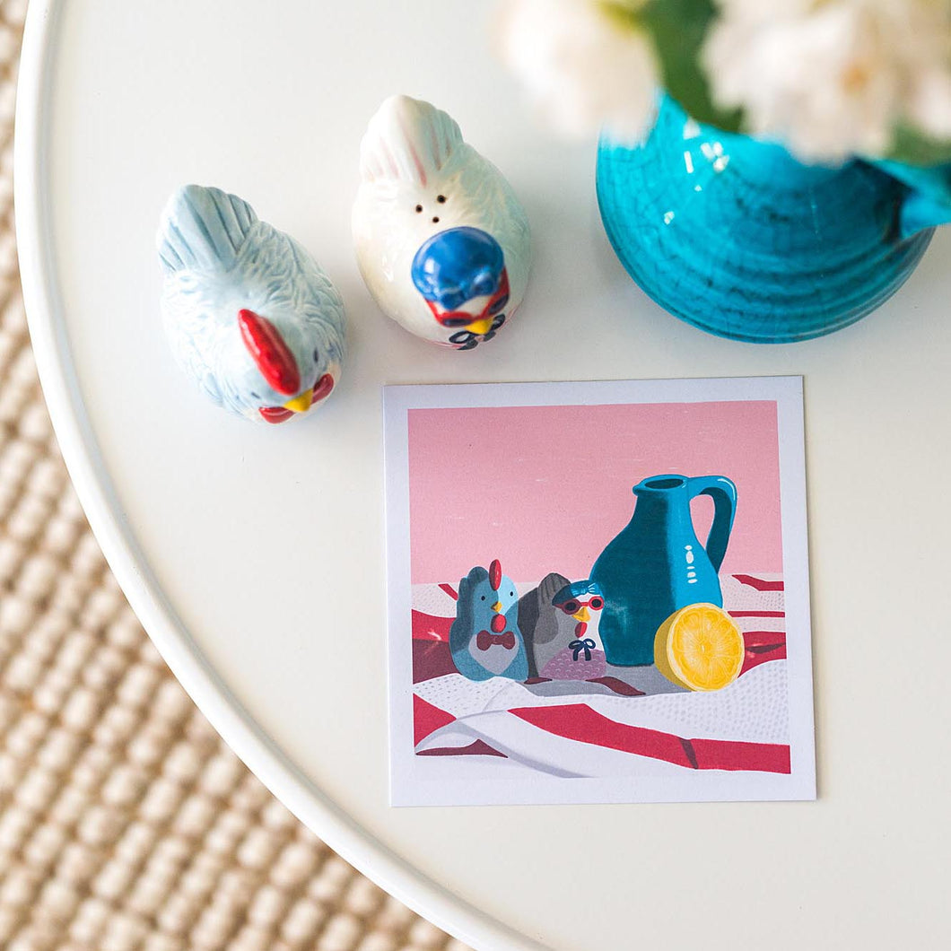 Cool Chicks - Mini Art Print