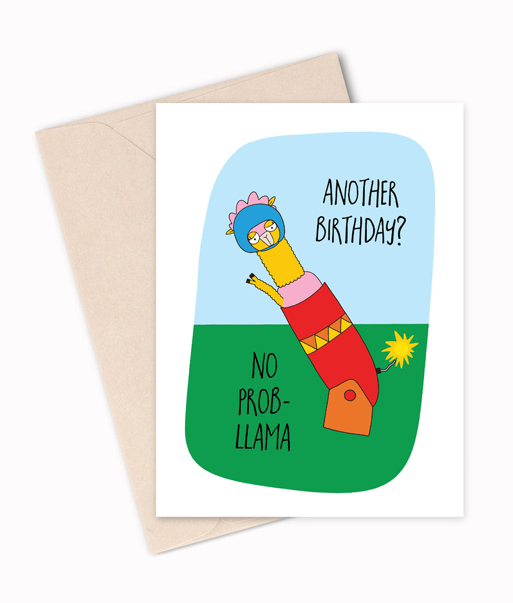 Another birthday? No Prob-Llama - Birthday Card