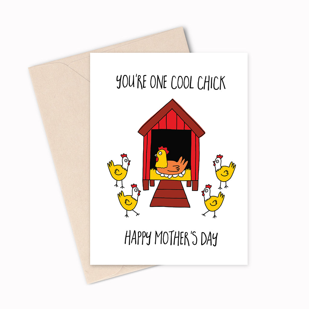 Mother's Day Card - You're One Cool Chick!