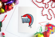 Load image into Gallery viewer, Sleepy Possum Christmas Card
