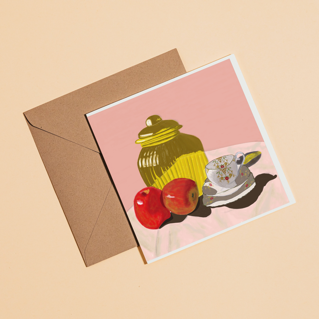 Golden Touch - Pink - Greeting Card