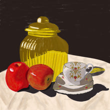 Load image into Gallery viewer, Golden Touch - Black - Mini Art Print
