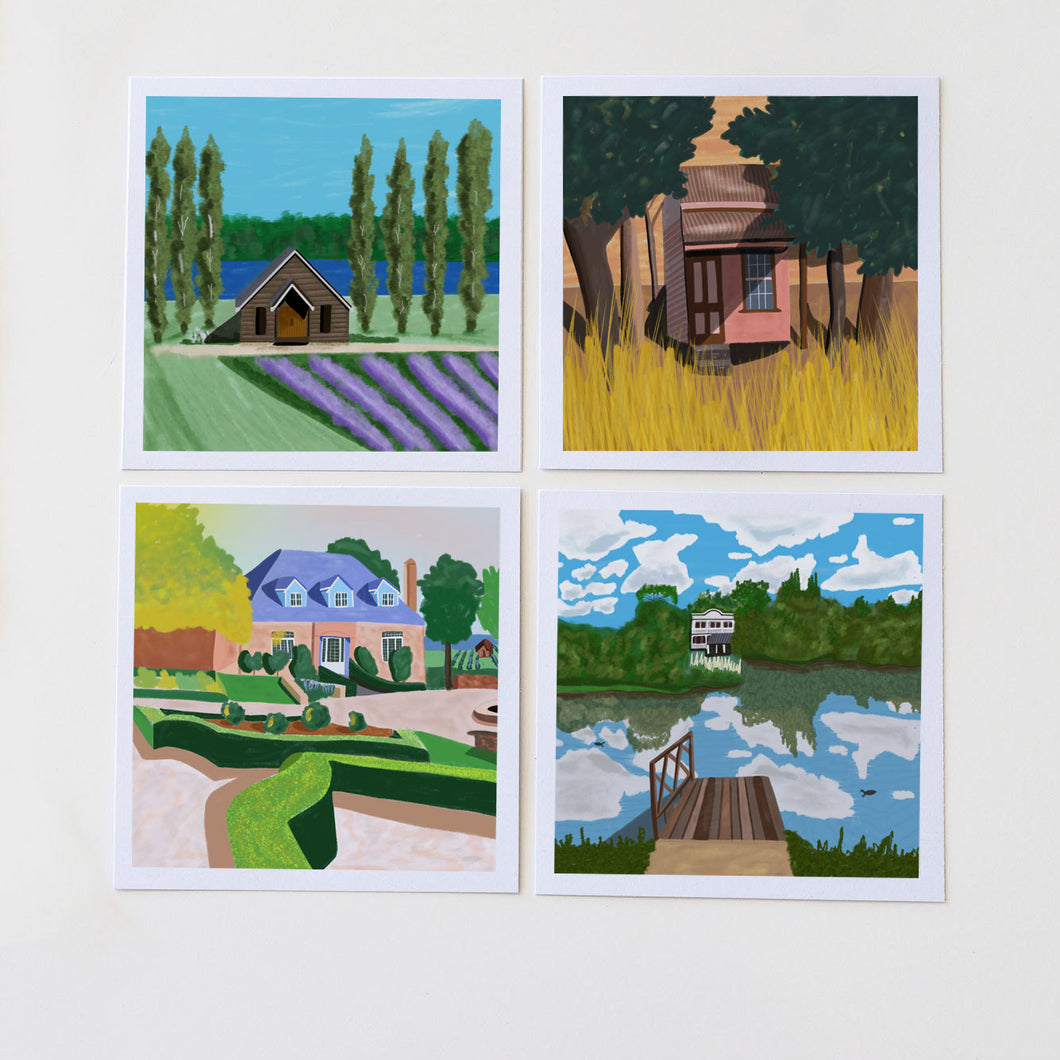 The Daylesford Collection - Mini Art Print Set